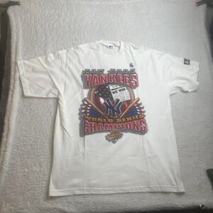1996 New York Yankees starter men's white World Series‎ champions tshirt mlb xl